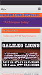 Mobile Screenshot of galileofootball.com